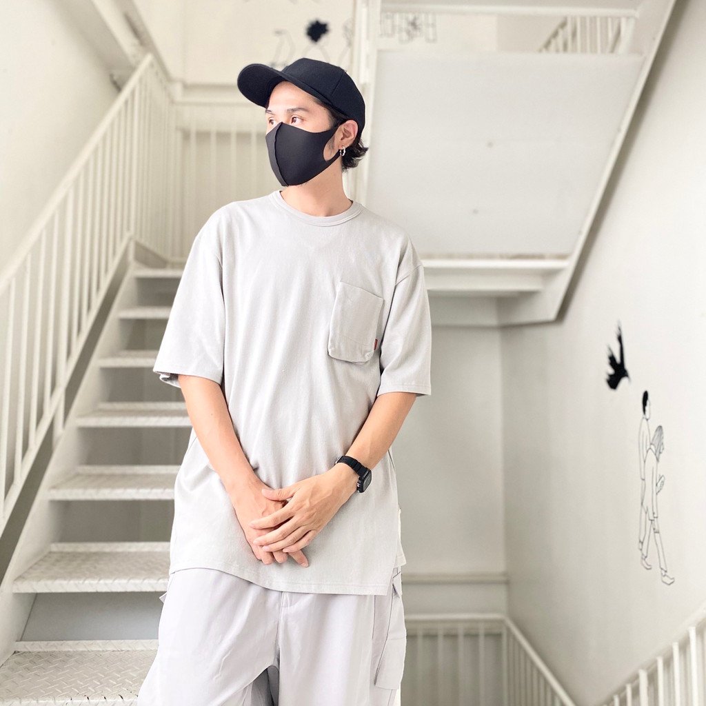 「Archetype-01」 3D Pocket Tee #L-Gray [GOOPi-22SS-APR-04]