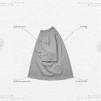 「Archetype-01」 3D Pocket Tee #L-Gray [GOOPi-22SS-APR-04]