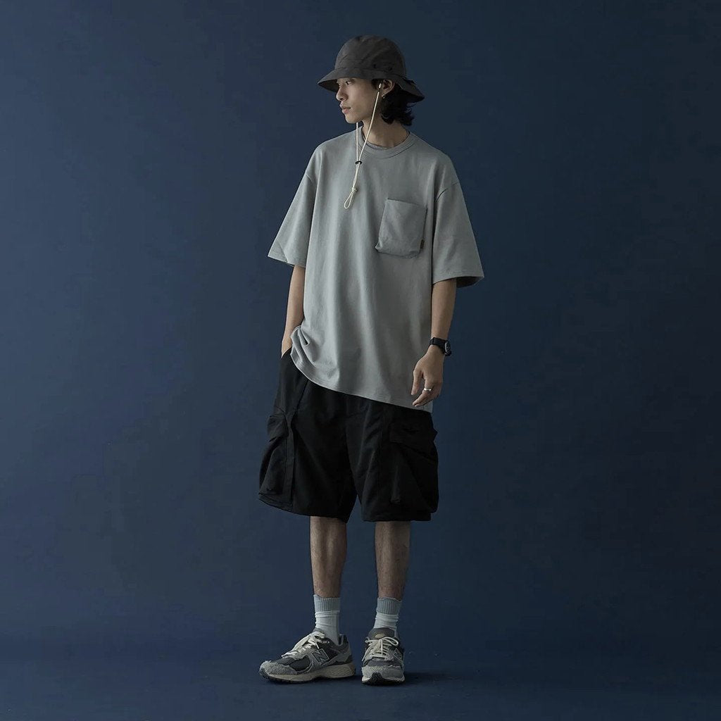 「Archetype-01」 3D Pocket Tee #L-Gray [GOOPi-22SS-APR-04]