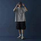 「Archetype-01」 3D Pocket Tee #L-Gray [GOOPi-22SS-APR-04]