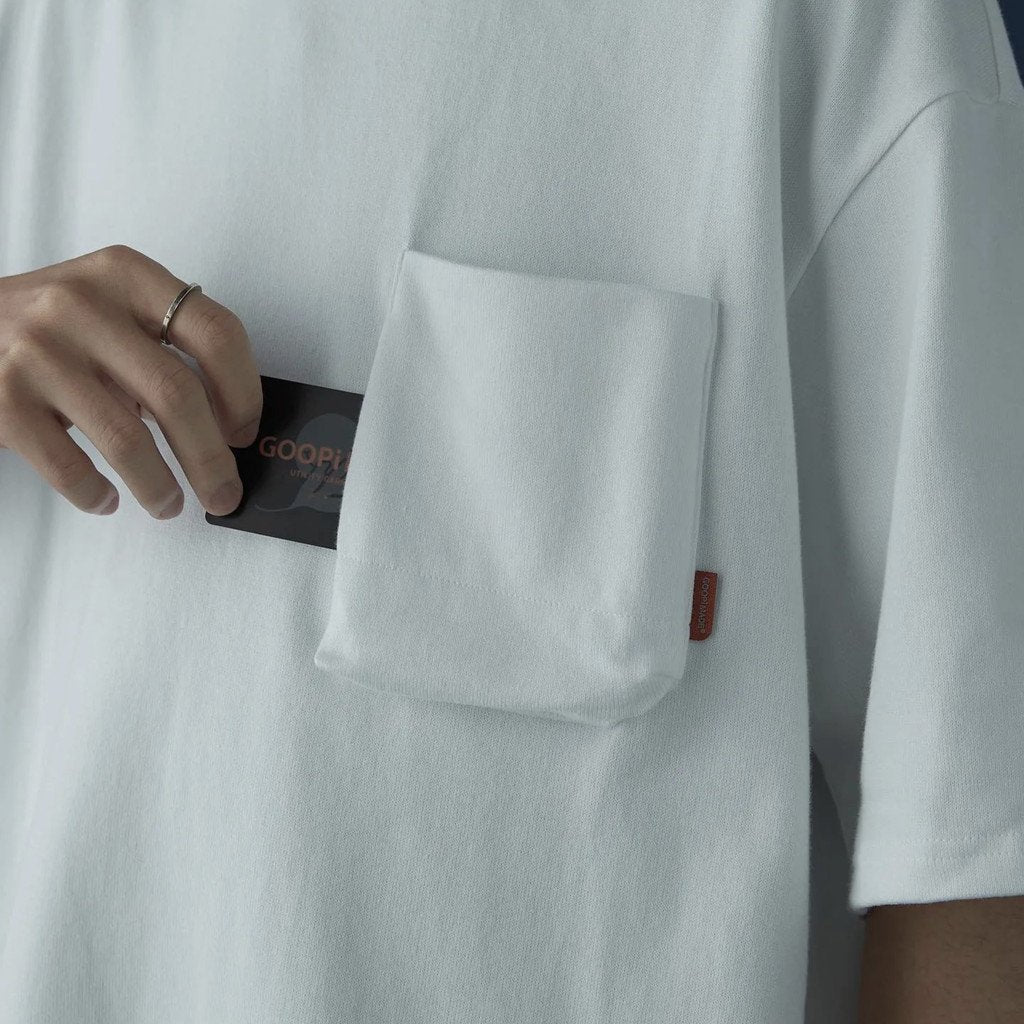 「Archetype-01」3D 口袋 T 卹 #白色 [GOOPi-22SS-APR-04]