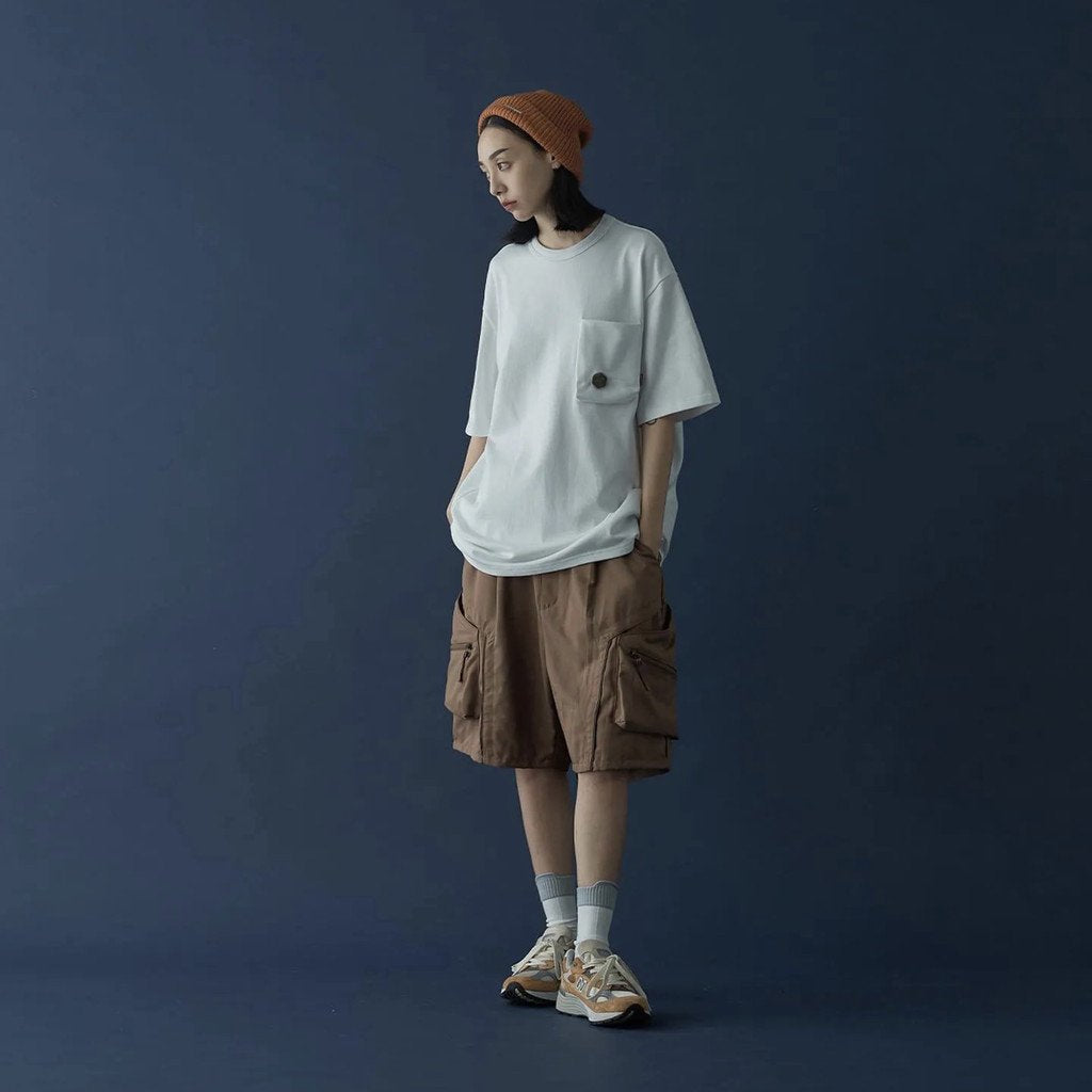 「Archetype-01」3D 口袋 T 卹 #白色 [GOOPi-22SS-APR-04]