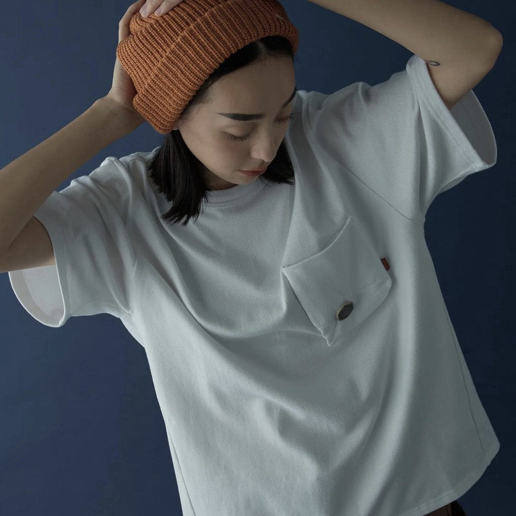 「Archetype-01」3D 口袋 T 卹 #白色 [GOOPi-22SS-APR-04]