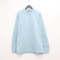 MOCK NECK LONG SLEEVE TEE #EMERALD BLUE [209]