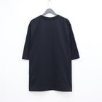BASIC MID SLEEVE TEE #BLACK [202]