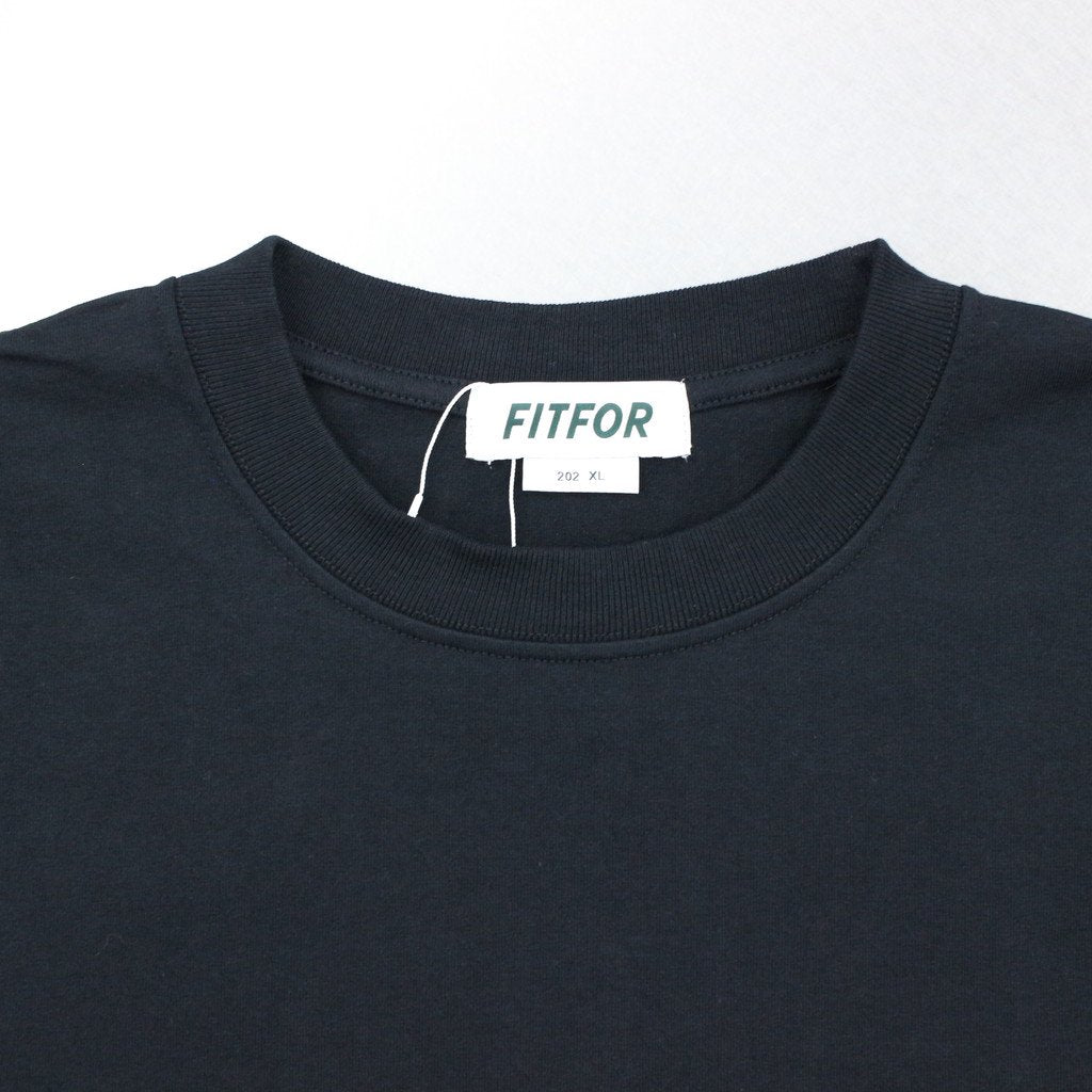 BASIC MID SLEEVE TEE #BLACK [202]