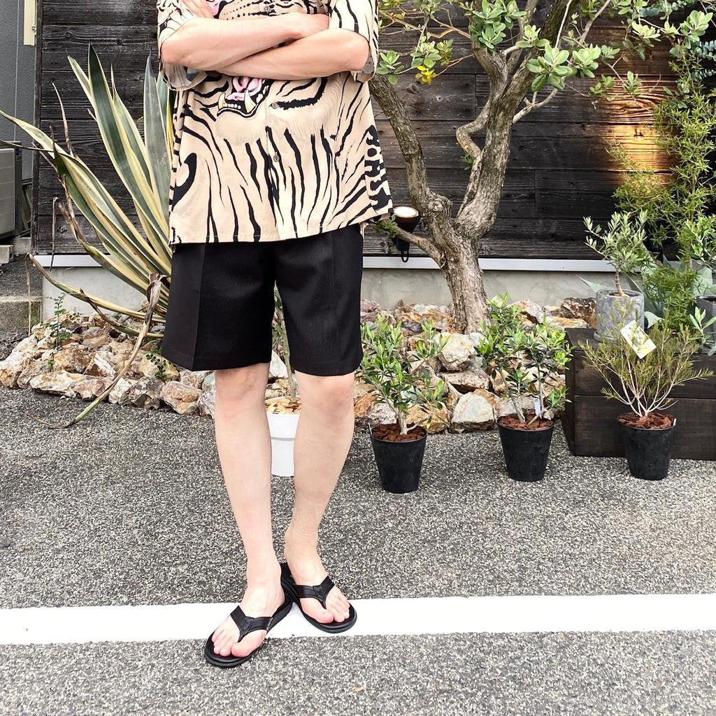 WACKO MARIA | ワコマリア PLEATED SHORT TROUSERS (TYPE 10) #BROWN [22SS-WMP-PT10]