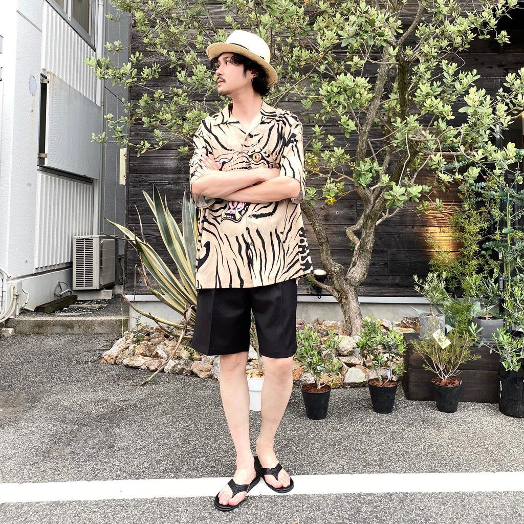 PLEATED SHORT TROUSERS (TYPE 10) #BROWN [22SS-WMP-PT10]