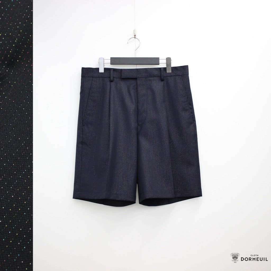 PLEATED SHORT TROUSERS (TYPE 10) #NAVY [22SS-WMP-PT10]