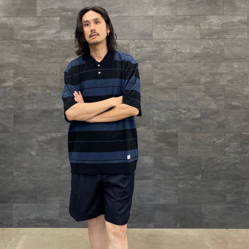 PLEATED SHORT TROUSERS (TYPE 10) #NAVY [22SS-WMP-PT10]