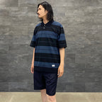 PLEATED SHORT TROUSERS (TYPE 10) #NAVY [22SS-WMP-PT10]