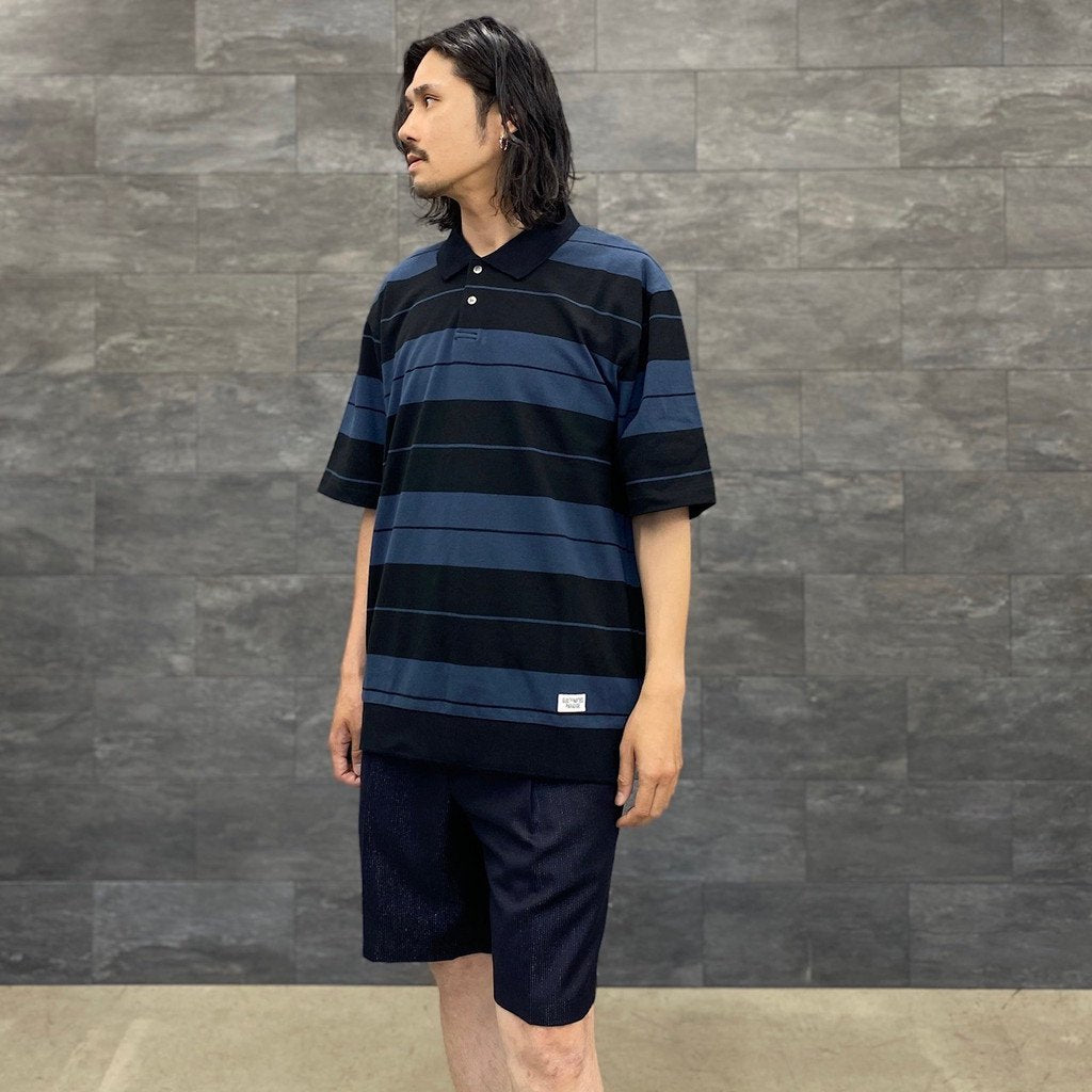 PLEATED SHORT TROUSERS (TYPE 10) #NAVY [22SS-WMP-PT10]