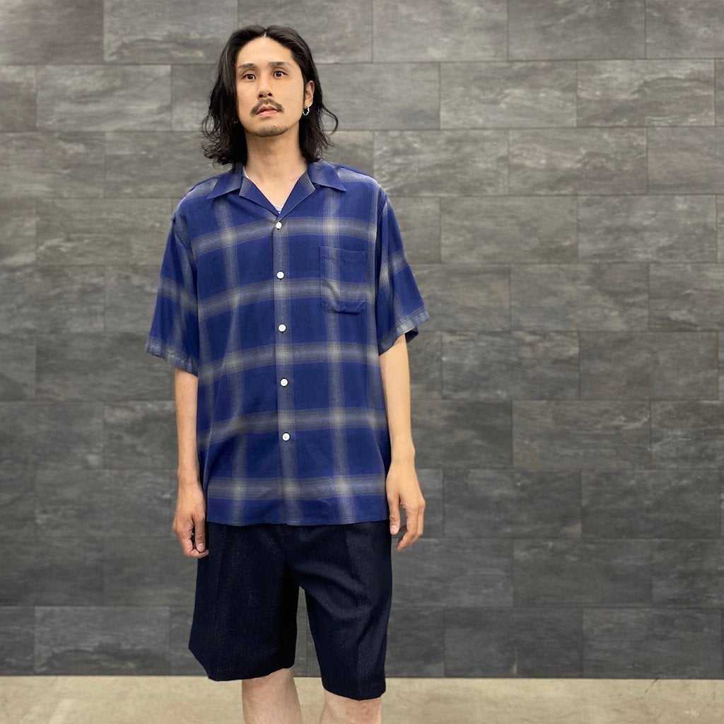 PLEATED SHORT TROUSERS (TYPE 10) #NAVY [22SS-WMP-PT10]