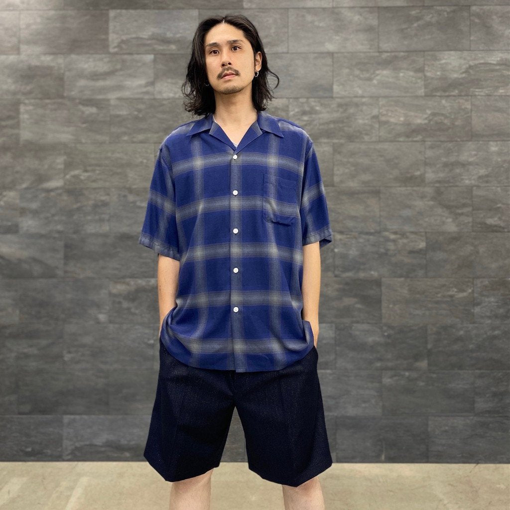 PLEATED SHORT TROUSERS (TYPE 10) #NAVY [22SS-WMP-PT10]