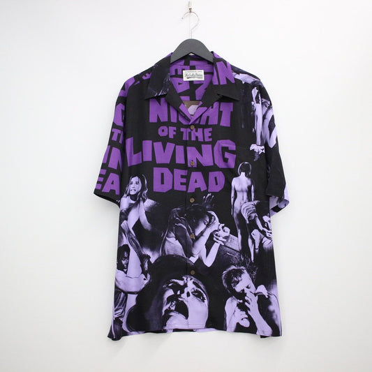 夏威夷襯衫短袖（類型 1）#紫色 [22SS-WMS-HI01]