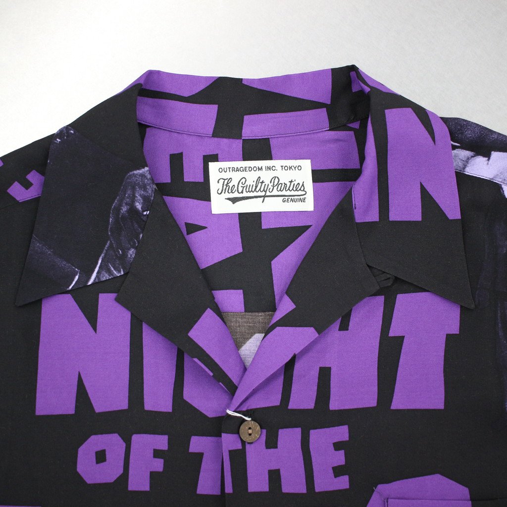 HAWAIIAN SHIRT S/S (TYPE 1) #PURPLE [22SS-WMS-HI01]