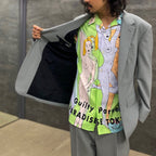 HAWAIIAN SHIRT S/S (TYPE 3) #L-GREEN [22SS-WMS-HI03]