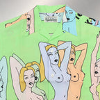 HAWAIIAN SHIRT S/S (TYPE 3) #L-GREEN [22SS-WMS-HI03]