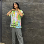 HAWAIIAN SHIRT S/S (TYPE 3) #L-GREEN [22SS-WMS-HI03]