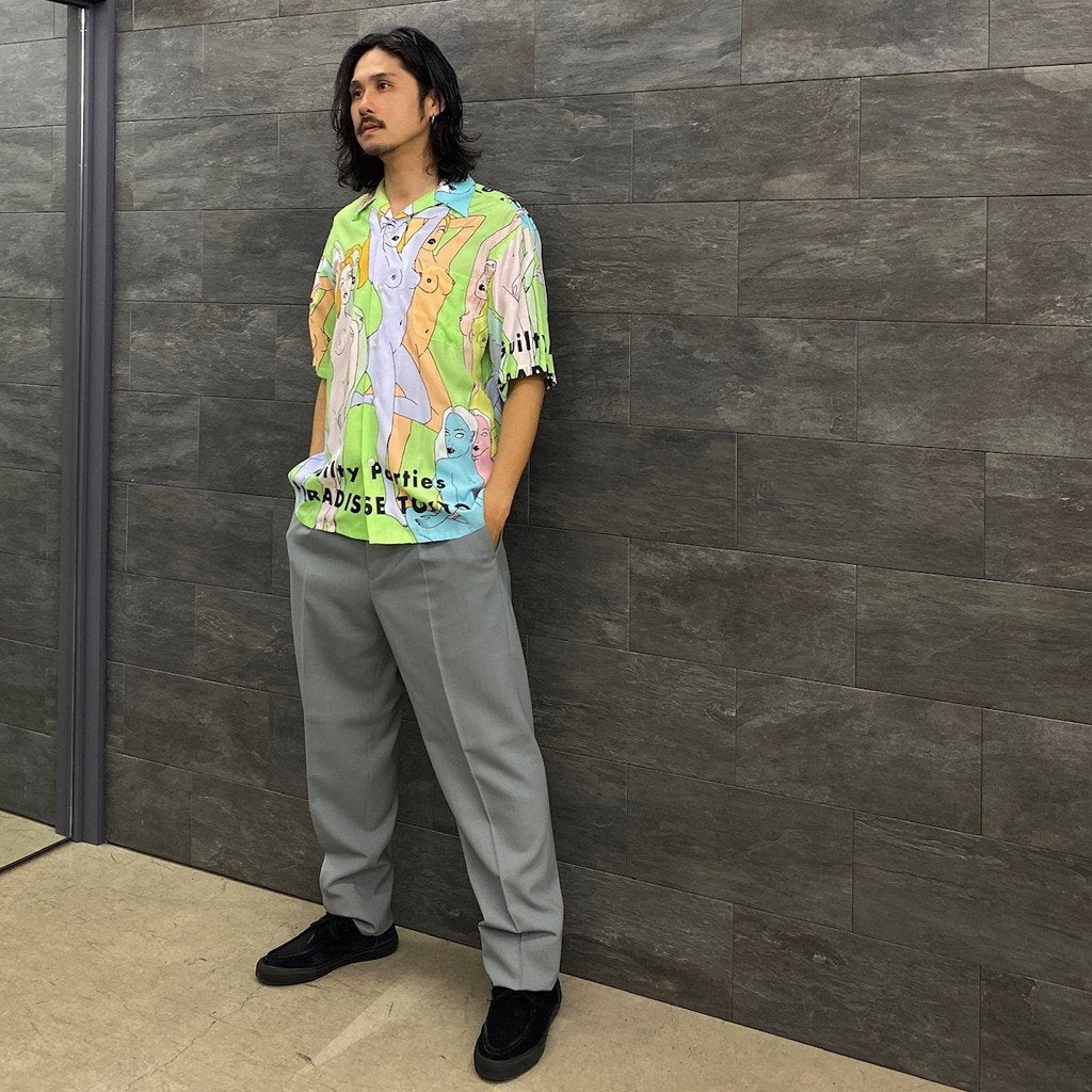 HAWAIIAN SHIRT S/S (TYPE 3) #L-GREEN [22SS-WMS-HI03]