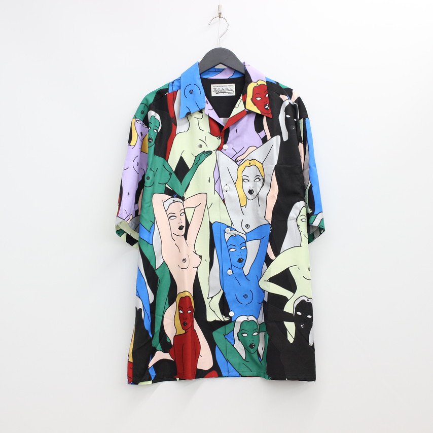 HAWAIIAN SHIRT S/S (TYPE 2) #BLACK [22SS-WMS-HI02]