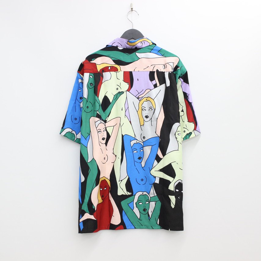 HAWAIIAN SHIRT S/S (TYPE 2) #BLACK [22SS-WMS-HI02]