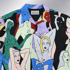 HAWAIIAN SHIRT S/S (TYPE 2) #BLACK [22SS-WMS-HI02]