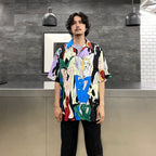 HAWAIIAN SHIRT S/S (TYPE 2) #BLACK [22SS-WMS-HI02]