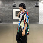 HAWAIIAN SHIRT S/S (TYPE 2) #BLACK [22SS-WMS-HI02]