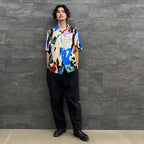 HAWAIIAN SHIRT S/S (TYPE 2) #BLACK [22SS-WMS-HI02]