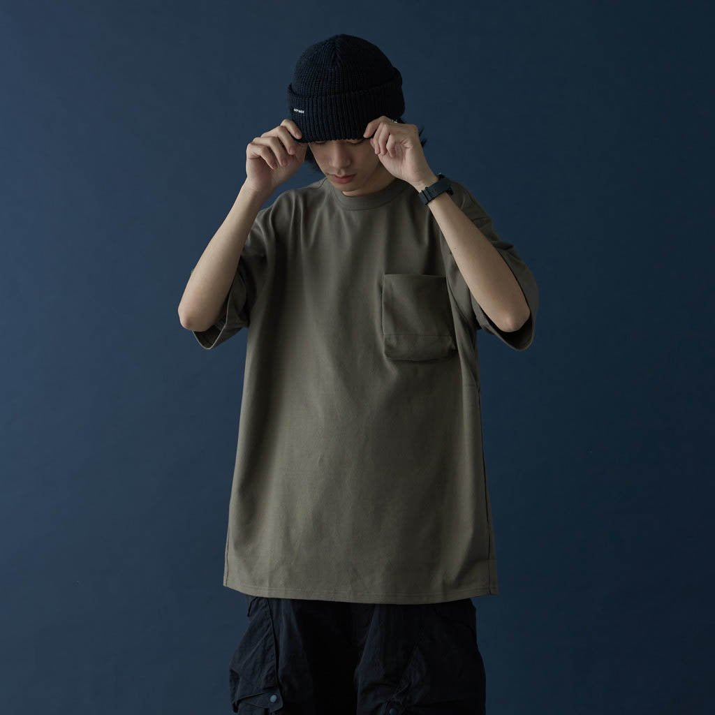 "Archetype-01" 3D Pocket Tee #Mud [GOOPi-22SS-MAY-02]