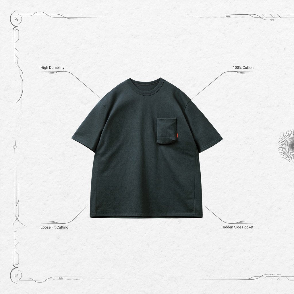 「Archetype-01」3D 口袋 T 卹 #Iron [GOOPi-22SS-MAY-02]