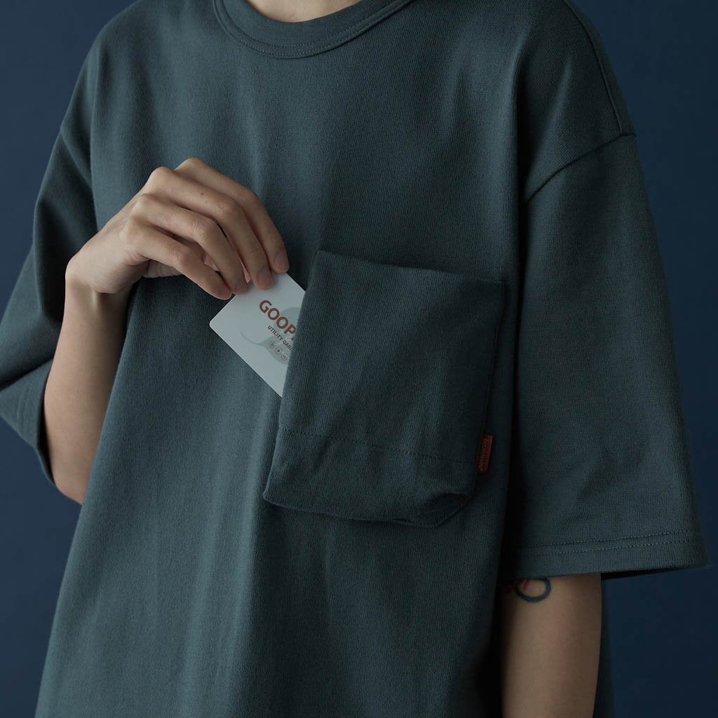 「Archetype-01」3D 口袋 T 卹 #Iron [GOOPi-22SS-MAY-02]