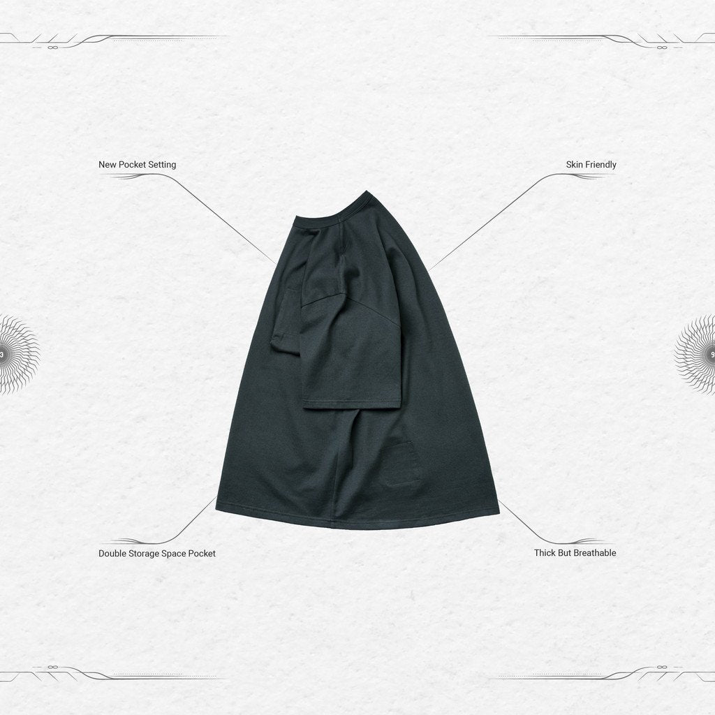 「Archetype-01」3D 口袋 T 卹 #Iron [GOOPi-22SS-MAY-02]