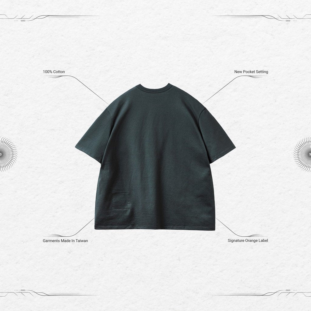 「Archetype-01」3D 口袋 T 卹 #Iron [GOOPi-22SS-MAY-02]