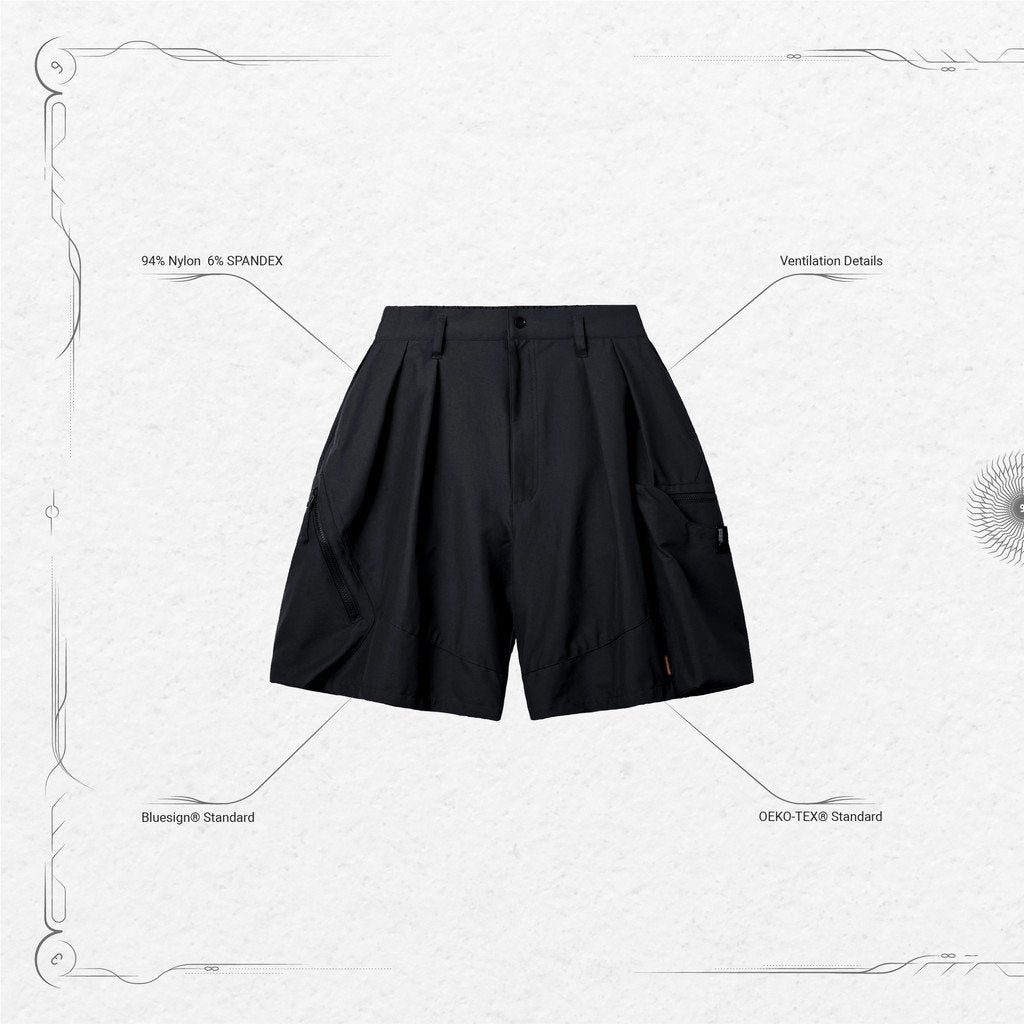 「RM-01」柔光箱實用口袋短褲#Shadow [GOOPi-22SS-MAY-05]