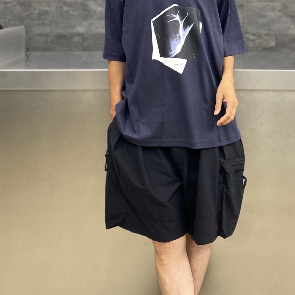 RM-01」 Soft Box Utility Pocket Shorts #Shadow [GOOPi-22SS-MAY-05