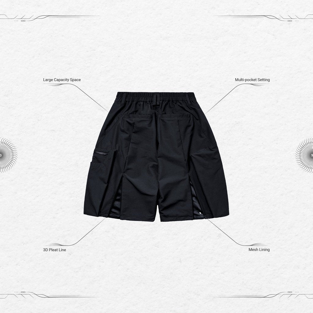 「RM-01」柔光箱實用口袋短褲#Shadow [GOOPi-22SS-MAY-05]