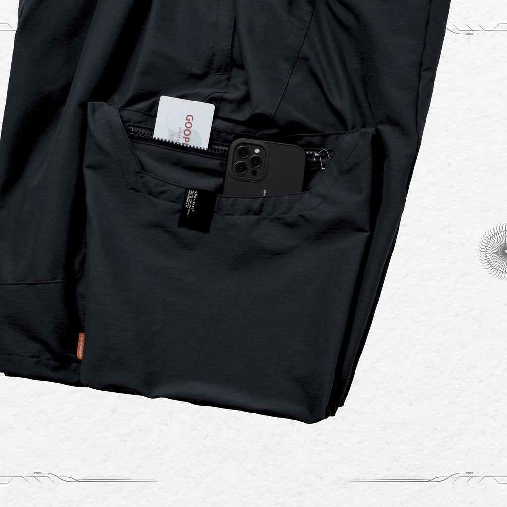 「RM-01」 Soft Box Utility Pocket Shorts #Shadow [GOOPi-22SS-MAY-05]