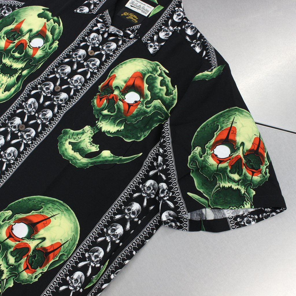 56 TATTOO STUDIO | S/S HAWAIIAN SHIRT (TYPE 1) #BLACK [56TS-WM-HI06]