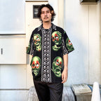 56 TATTOO STUDIO | S/S HAWAIIAN SHIRT (TYPE 1) #BLACK [56TS-WM-HI06]