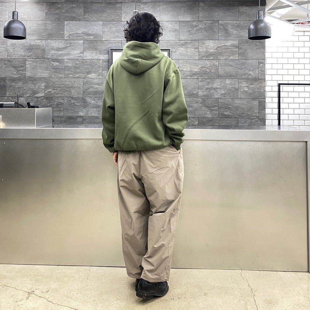 TECH HALF ZIP SWEAT SHIRTS #OLIVE GREEN [BE-51022W]