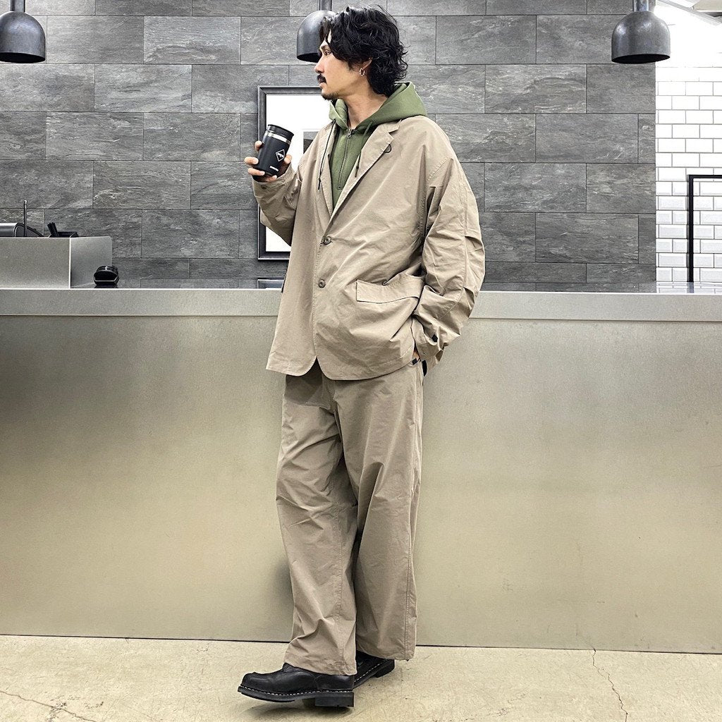 TECH HALF ZIP SWEAT SHIRTS #OLIVE GREEN [BE-51022W]