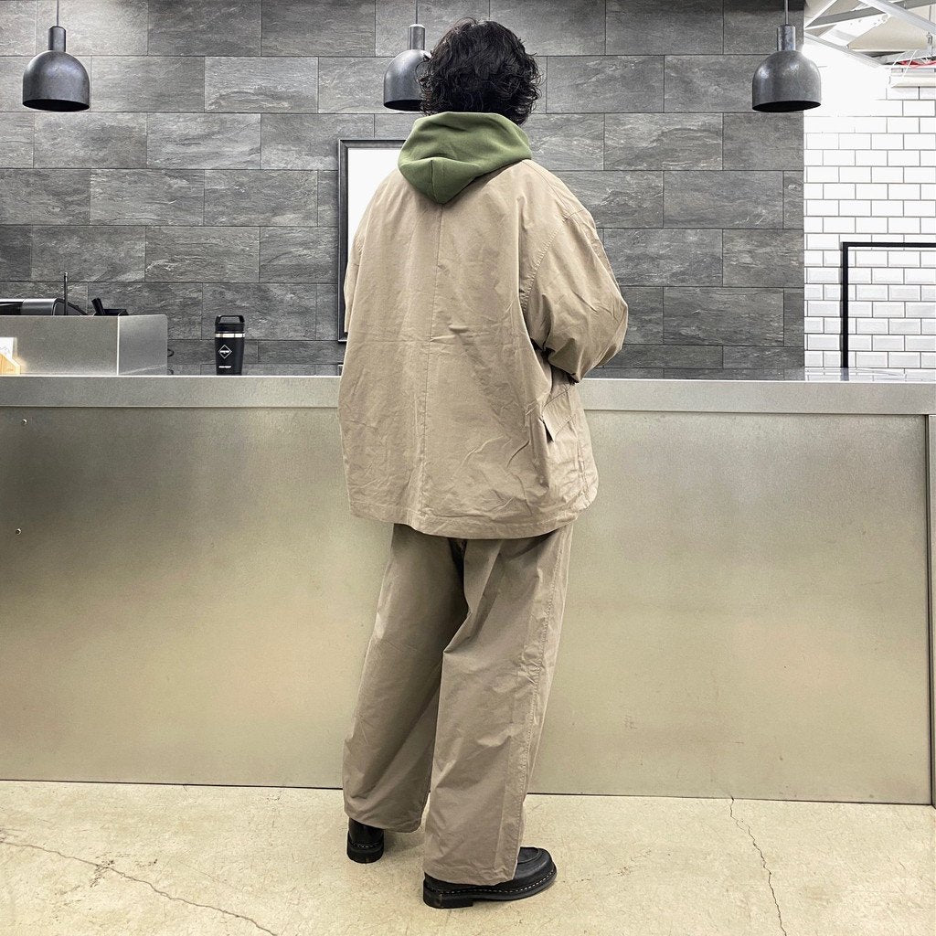 TECH HALF ZIP SWEAT SHIRTS #OLIVE GREEN [BE-51022W]