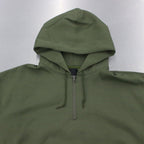 TECH HALF ZIP SWEAT SHIRTS #OLIVE GREEN [BE-51022W]