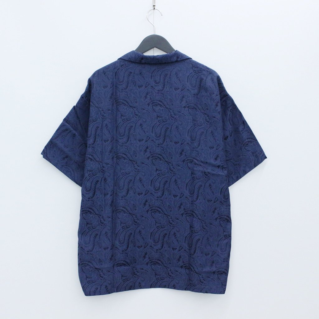 F-LAGSTUF-F | フラグスタフ ORIGINAL PAISLEY S/S SHIRTS #NAVY [22SS-FS-15] –  cocorozashi