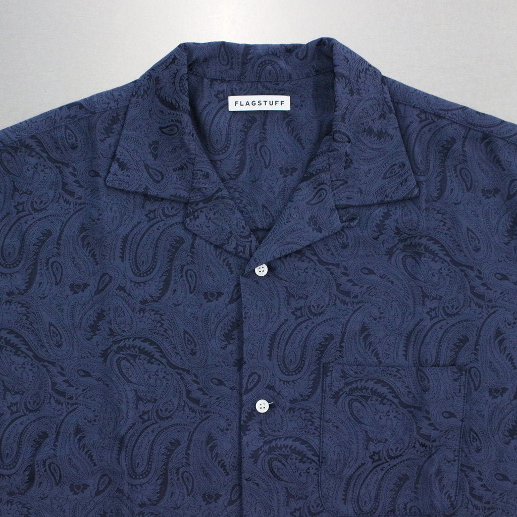 ORIGINAL PAISLEY S/S SHIRTS #NAVY [22SS-FS-15]