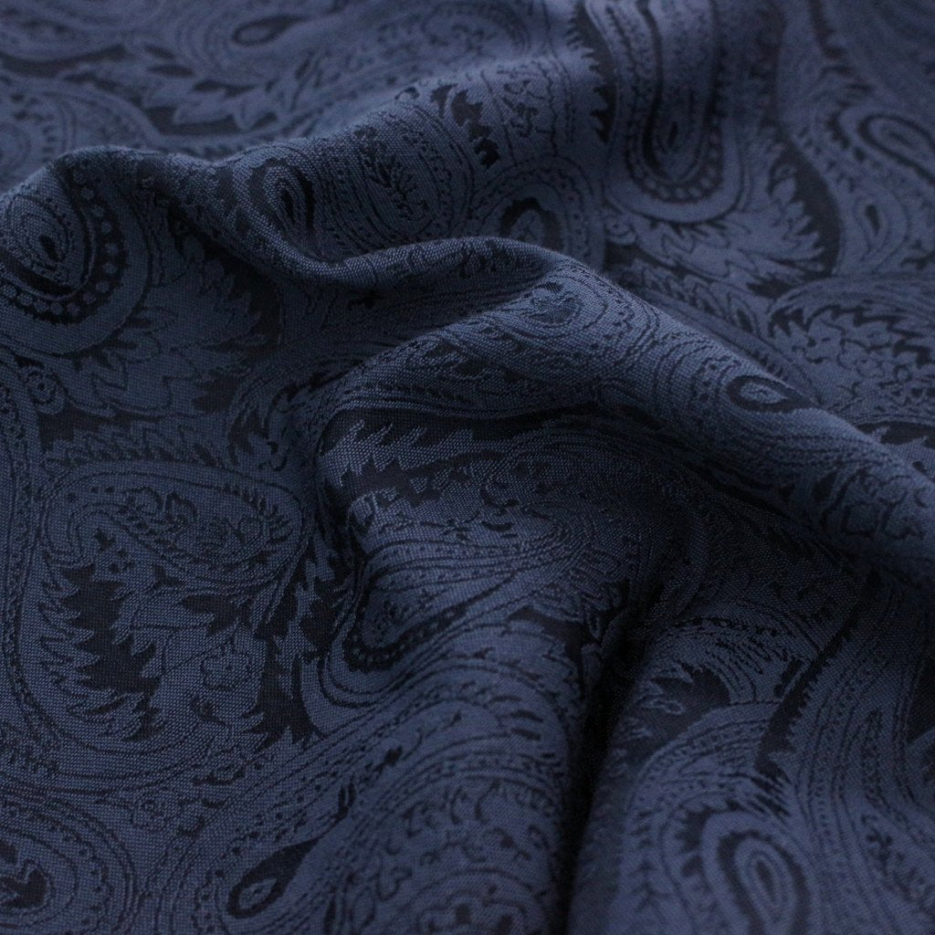 ORIGINAL PAISLEY S/S SHIRTS #NAVY [22SS-FS-15]