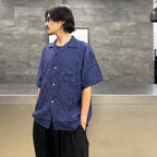 ORIGINAL PAISLEY S/S SHIRTS #NAVY [22SS-FS-15]