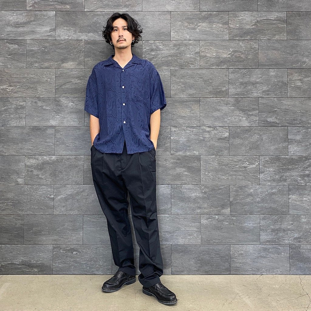 ORIGINAL PAISLEY S/S SHIRTS #NAVY [22SS-FS-15]